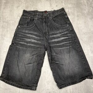 Vintage Noiz Jeans Y2K Denim Jean Shorts Jorts Y2K Baggy Faded Wide